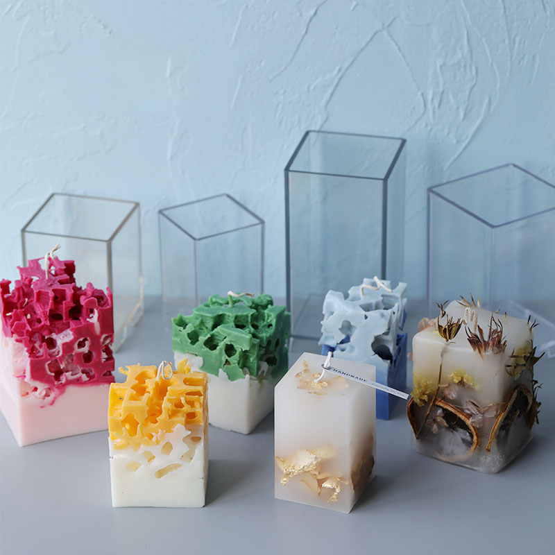 Candle Making Kits - Cetakan Lilin Kolom Persegi Panjang Persegi