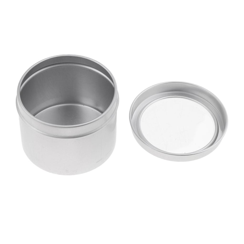 Tin Container Lid - Toples Kosmetik Kosong Kaleng Aluminium Tutup