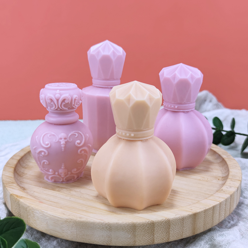 Candle Making And Perfume - Botol parfum aromaterapi retro 3D, bahan