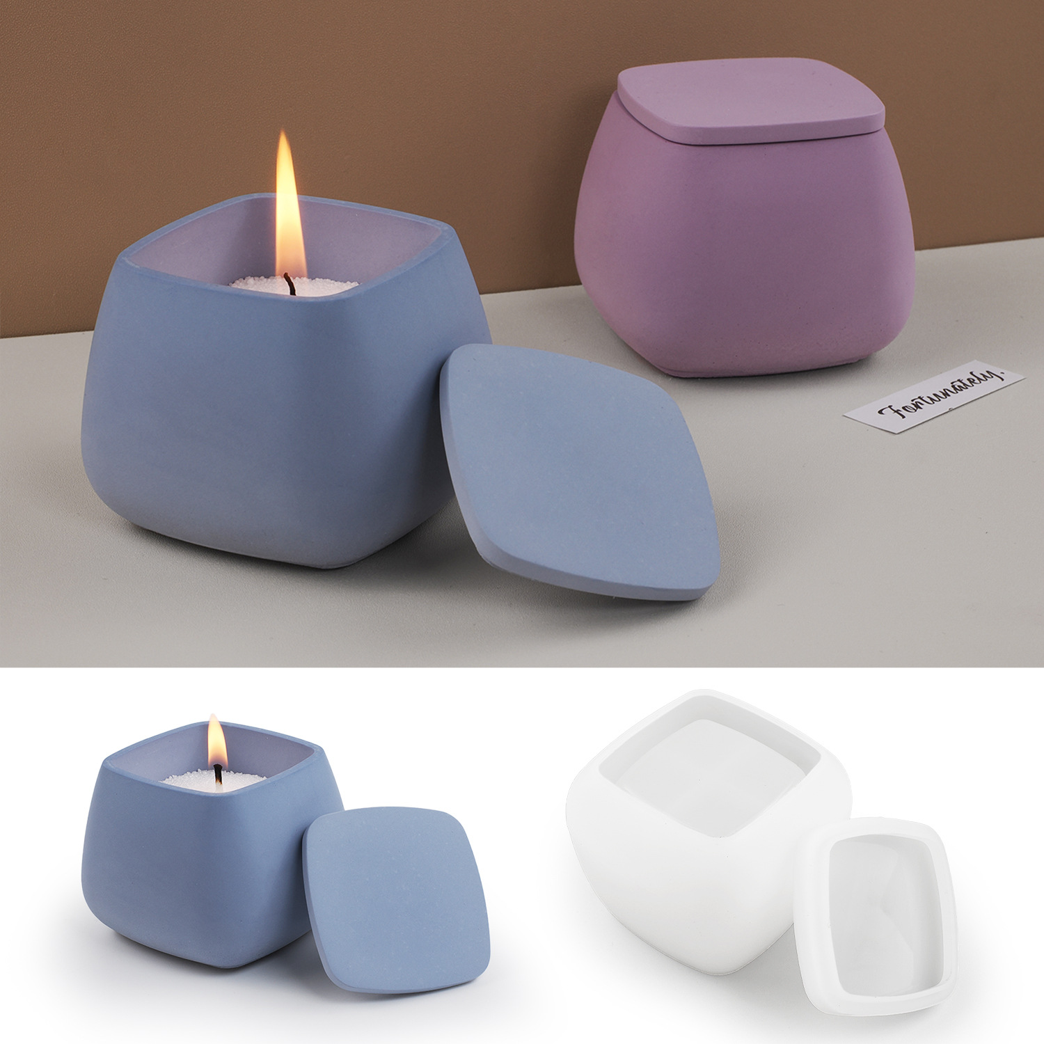 Cetakan Silikon DIY untuk Seme - Candle Making Jars With Lids ulasan dan harga
