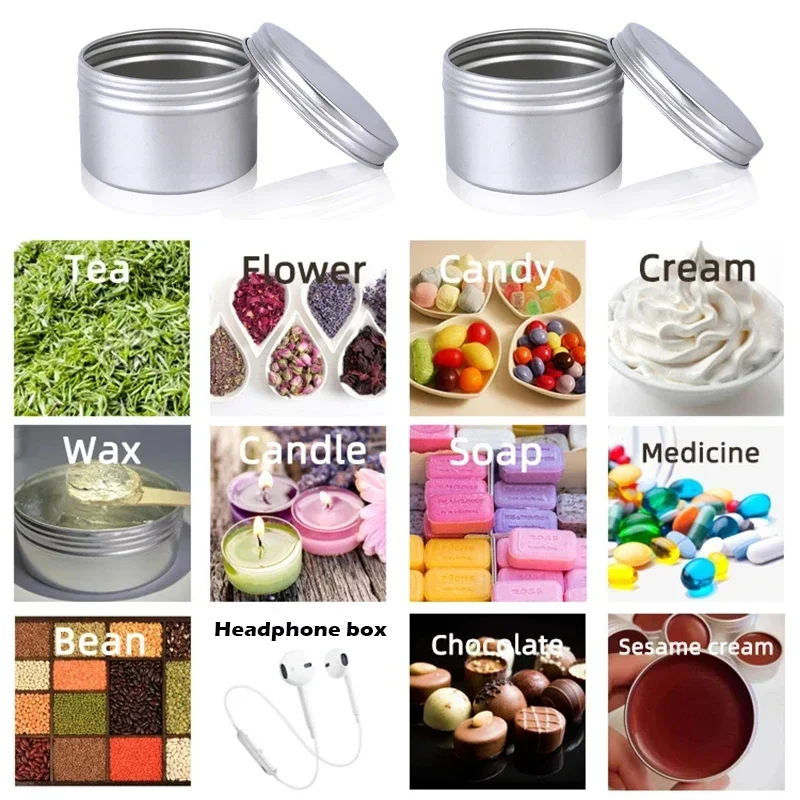 120Ml 6/12/18/24/48 Buah Wadah - Tin Container Lid ulasan dan harga