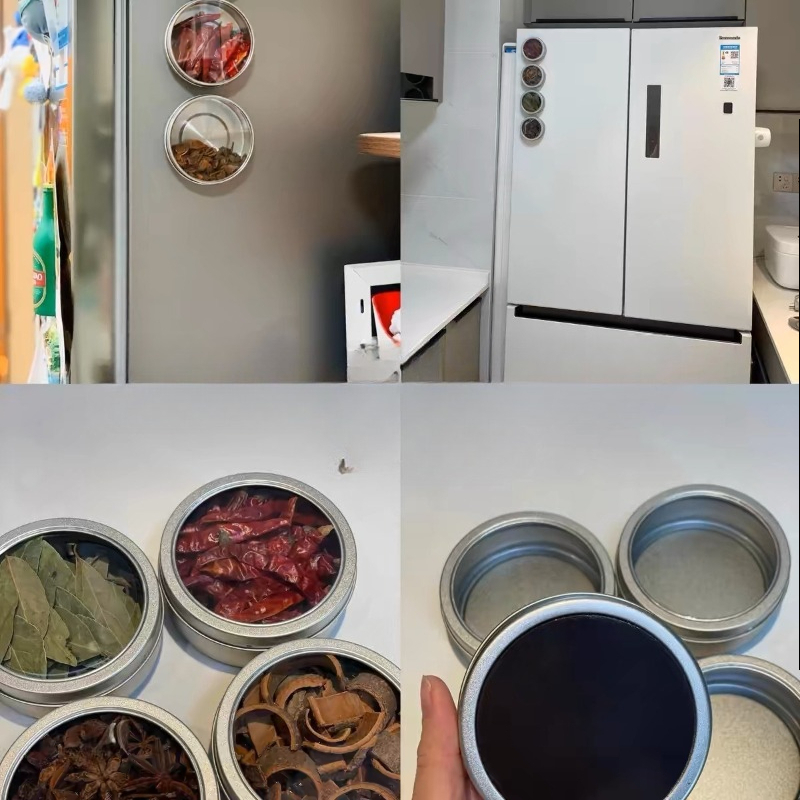 Wadah Bumbu Magnetik dengan Tu - Tin Container Lid ulasan dan harga
