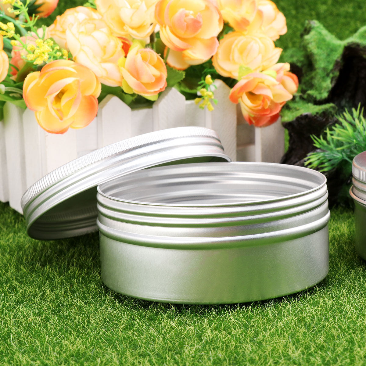 10 Buah Wadah Sampel Botol Alu - Tin Container Lid ulasan dan harga