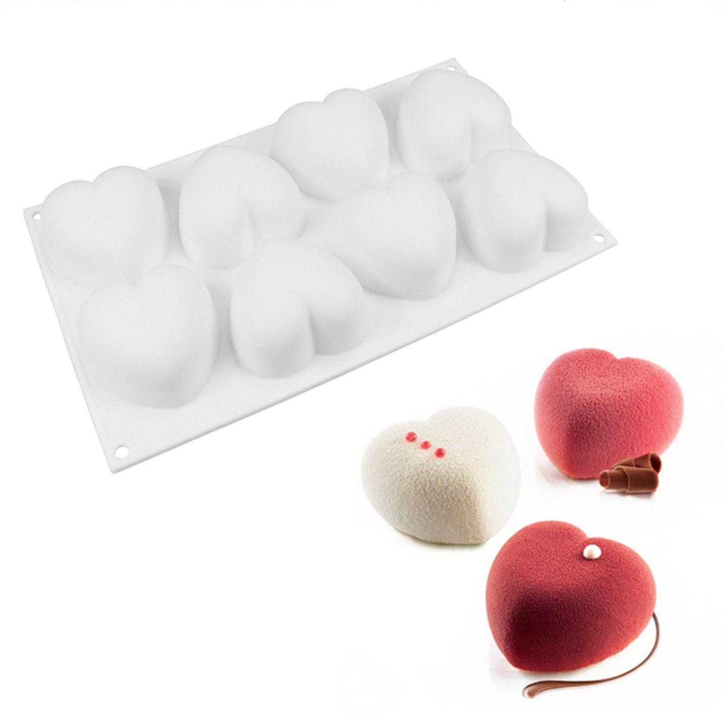 Love Heart cetakan sabun silik - Candle Making Kits ulasan dan harga