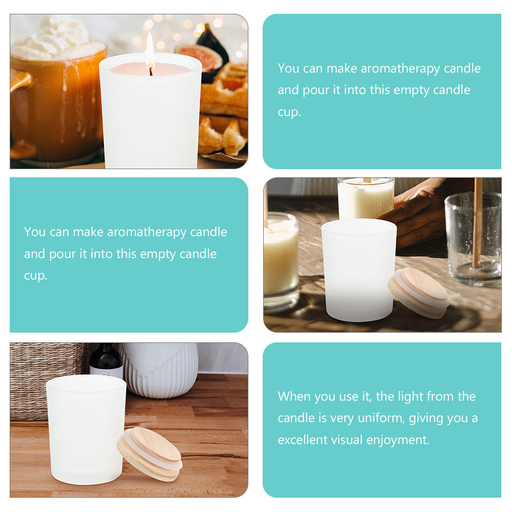 Toples Kaca Kosong, Wadah Kaca - Candle Making Jars With Lids ulasan dan harga