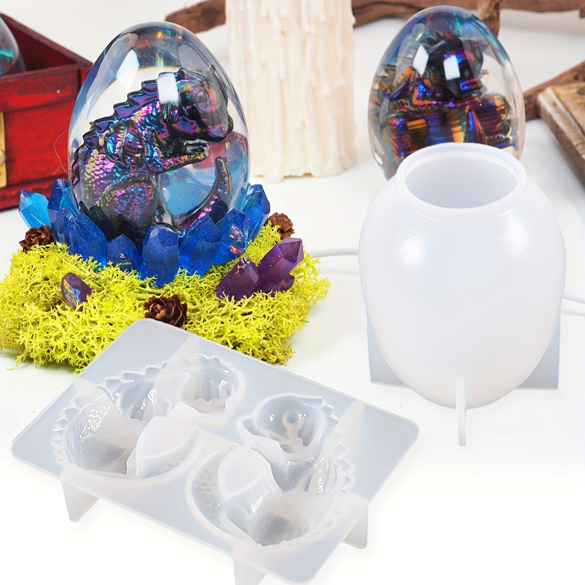 Cetakan Telur Naga Silikon, Se - Candle Making Kits ulasan dan harga