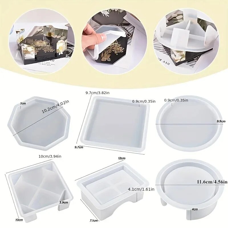 Set cetakan Resin Coaster term - Candle Making Jars With Lids ulasan dan harga